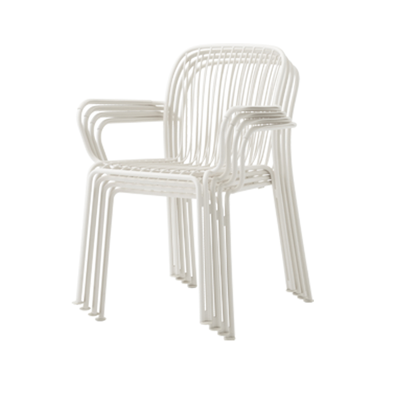 Chaise et petit fauteuil extérieur And tradition Petit fauteuil THORVALD SC95