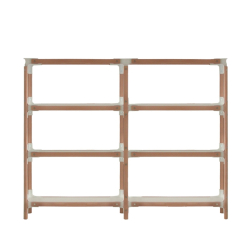  STEELWOOD SHELVING SYSTEM 4 plateaux 2 modules 