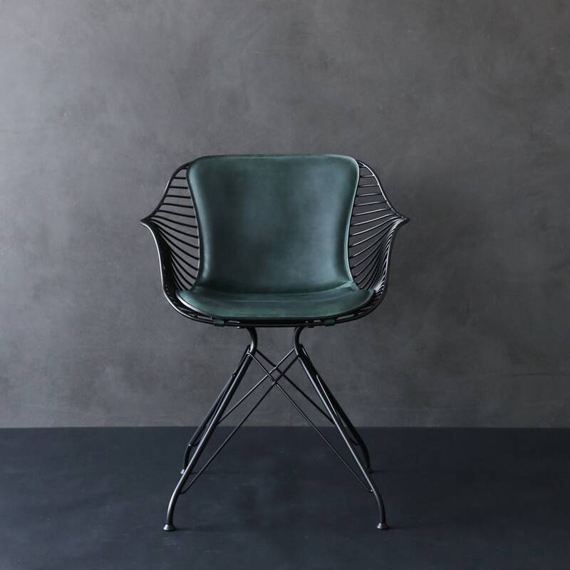 Petit Fauteuil Overgaard & dyrman WIRE DINING CHAIR