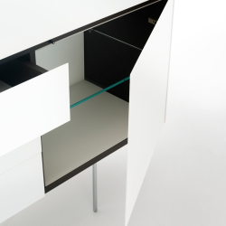 Meuble de rangement Glas italia MAGIC BOX 2 portes 3 tiroirs