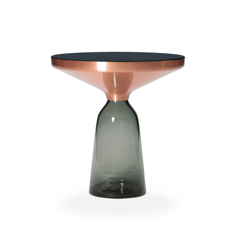Table d'appoint guéridon Classicon BELL SIDE COPPER