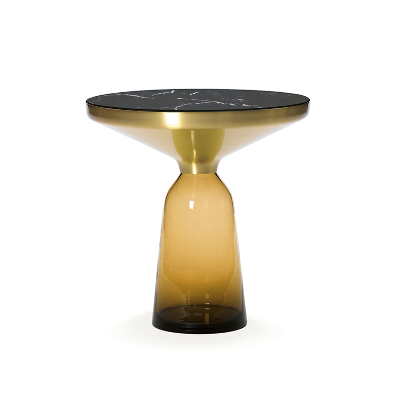 Table d'appoint guéridon Classicon BELL SIDE Marbre