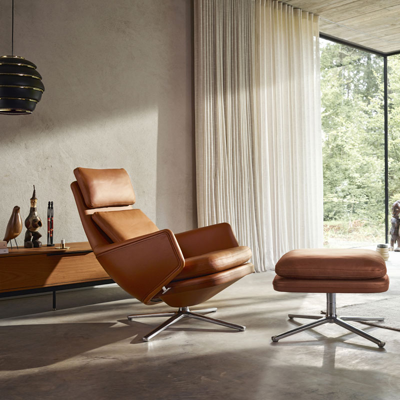 Fauteuil Vitra GRAND RELAX & OTTOMAN