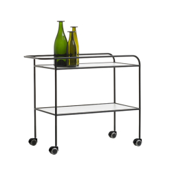 Table roulante STEEL PIPE DRINK TROLLEY CAPPELLINI