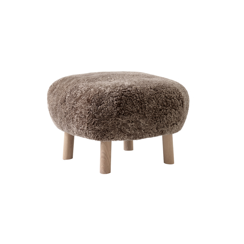Pouf And tradition LITTLE PETRA ATD1 Sheepskin