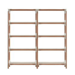  STEELWOOD SHELVING SYSTEM 5 plateaux 2 modules 
