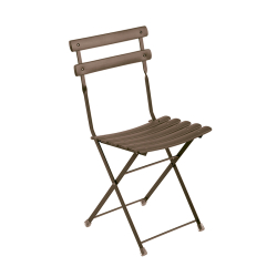 Chaise et petit fauteuil extérieur ARC EN CIEL EMU