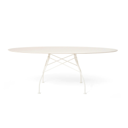 Table et table basse extérieur GLOSSY OUTDOOR Ovale L192 KARTELL