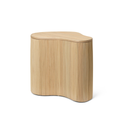 Table d'appoint guéridon ISOLA STORAGE FERM LIVING