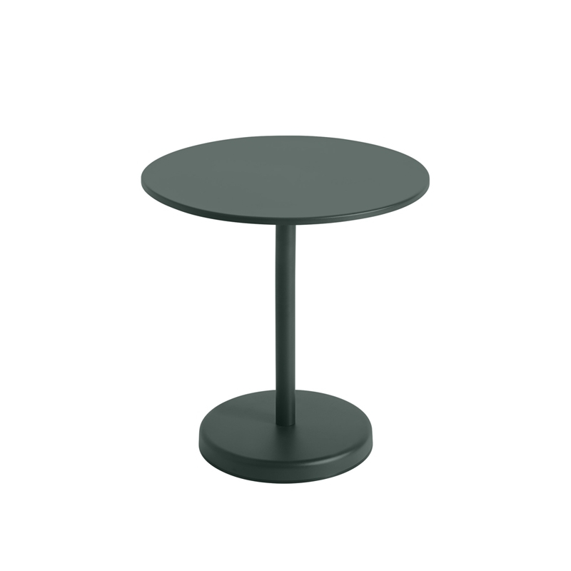 Table et table basse extérieur Muuto LINEAR STEEL CAFE Ø 70