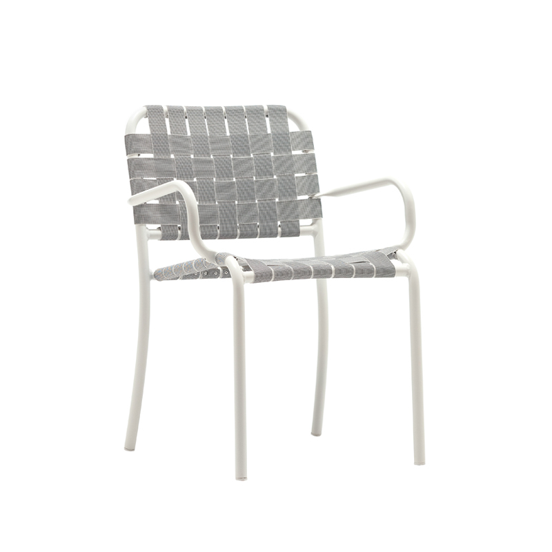 Chaise et petit fauteuil extérieur Gervasoni Petit fauteuil INOUT 824