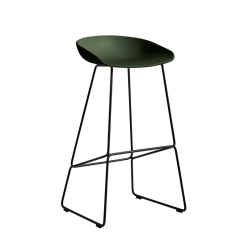 Tabouret haut ABOUT A STOOL AAS 38 H75 vert HAY