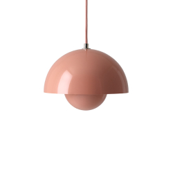 Suspension FLOWERPOT VP1 rouge beige AND TRADITION