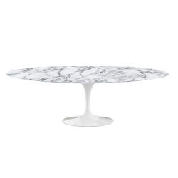 Table SAARINEN Ovale marbre Arabescato KNOLL