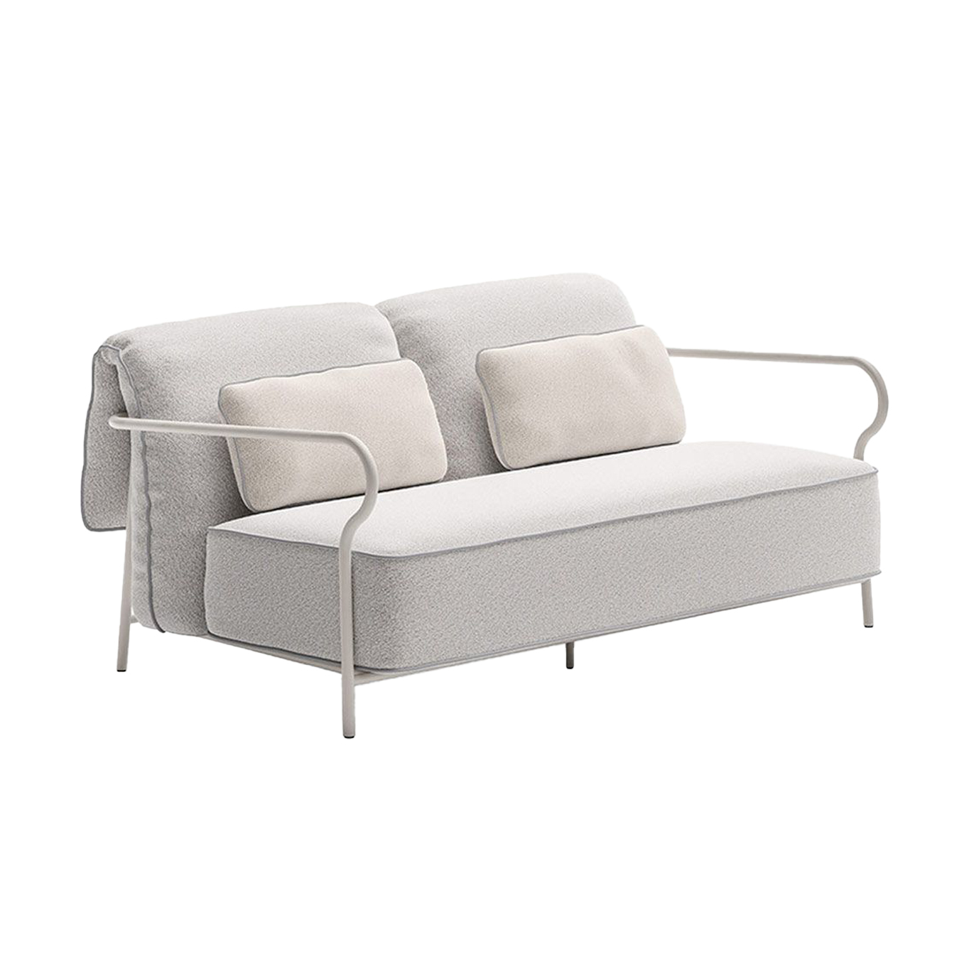 Outdoor Sofa SALO 2 places Sand/ Nuvola UNOPIÙ