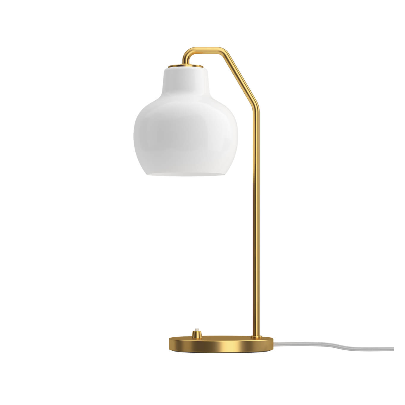 Lampe à poser VL RING CROWN Laiton / Verre opalin LOUIS POULSEN