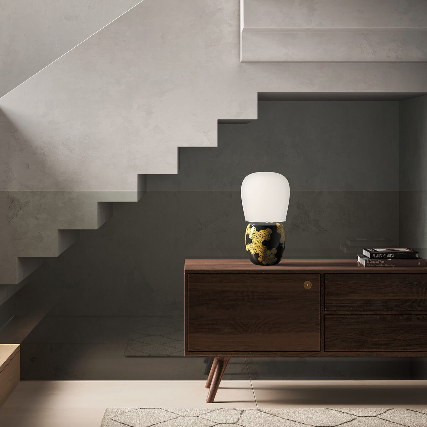 Lampe à poser HIVE Noir KDLN