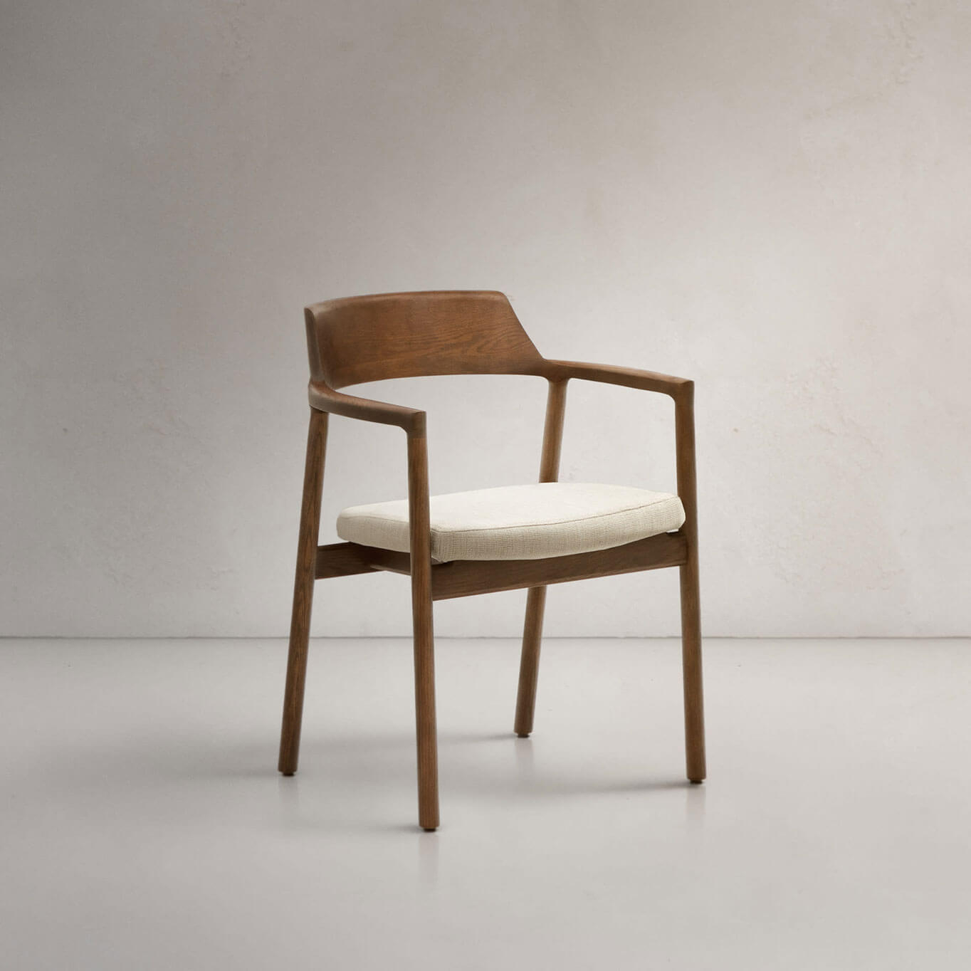 ALOCS Chêne teinté foncé / Tissu Jandi beige KAVE HOME