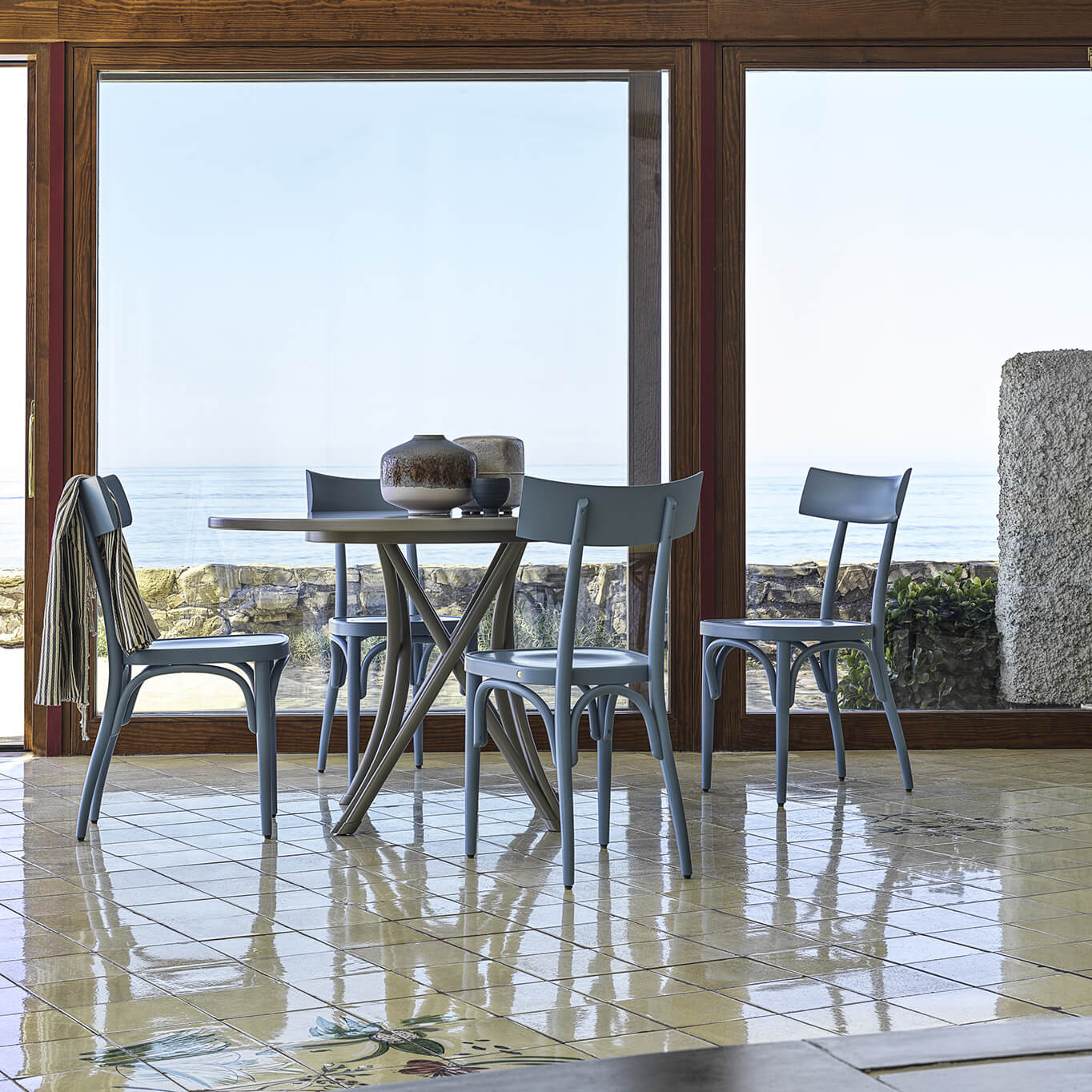 Chaise CZECH Noir GEBRÜDER THONET VIENNA