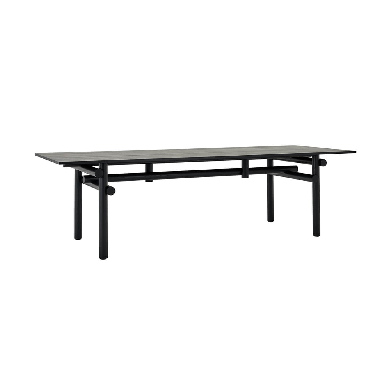 Dining Table MUECKE L 198 Ebony black KNOLL