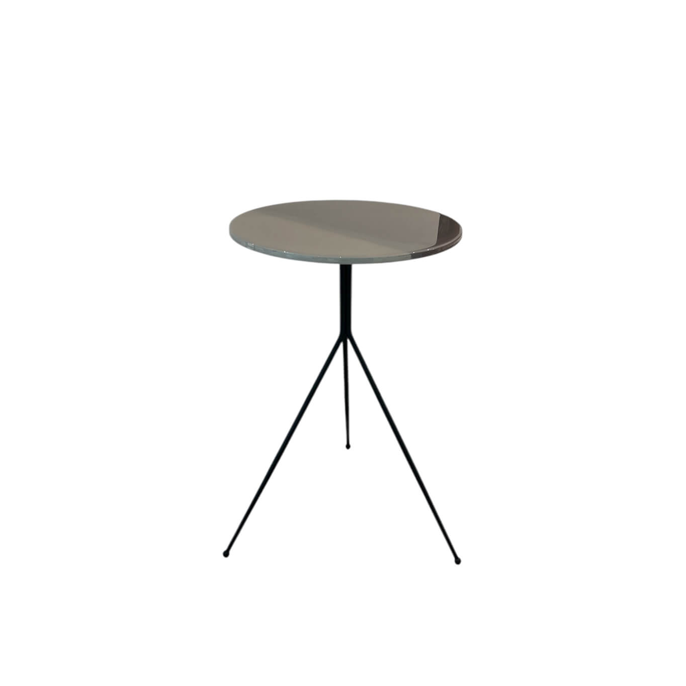 Table d'appoint guéridon LIQUID Ø 33 lilas BAXTER MADE IN ITALY