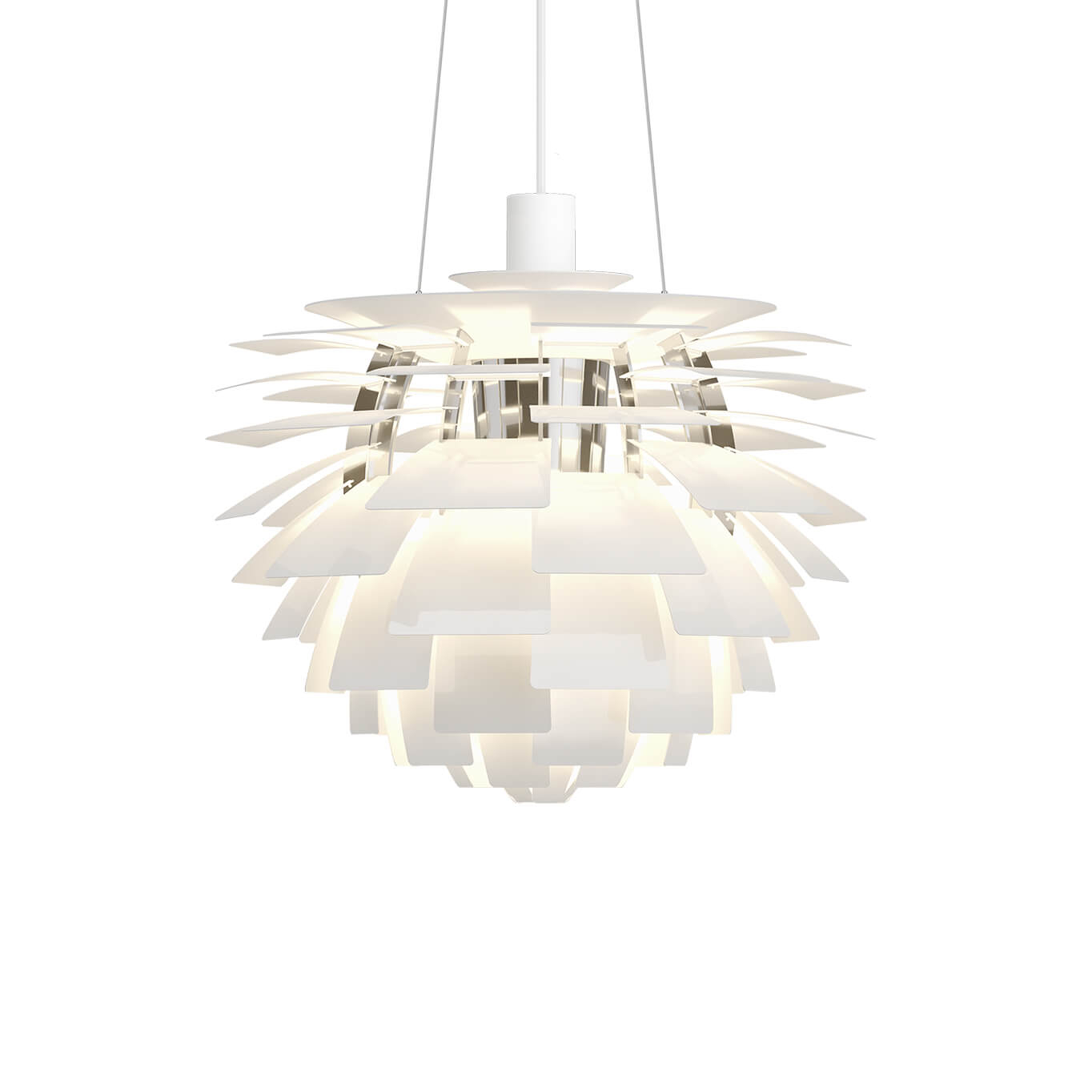 Suspension PH ARTICHOKE Ø48 Blanc LOUIS POULSEN