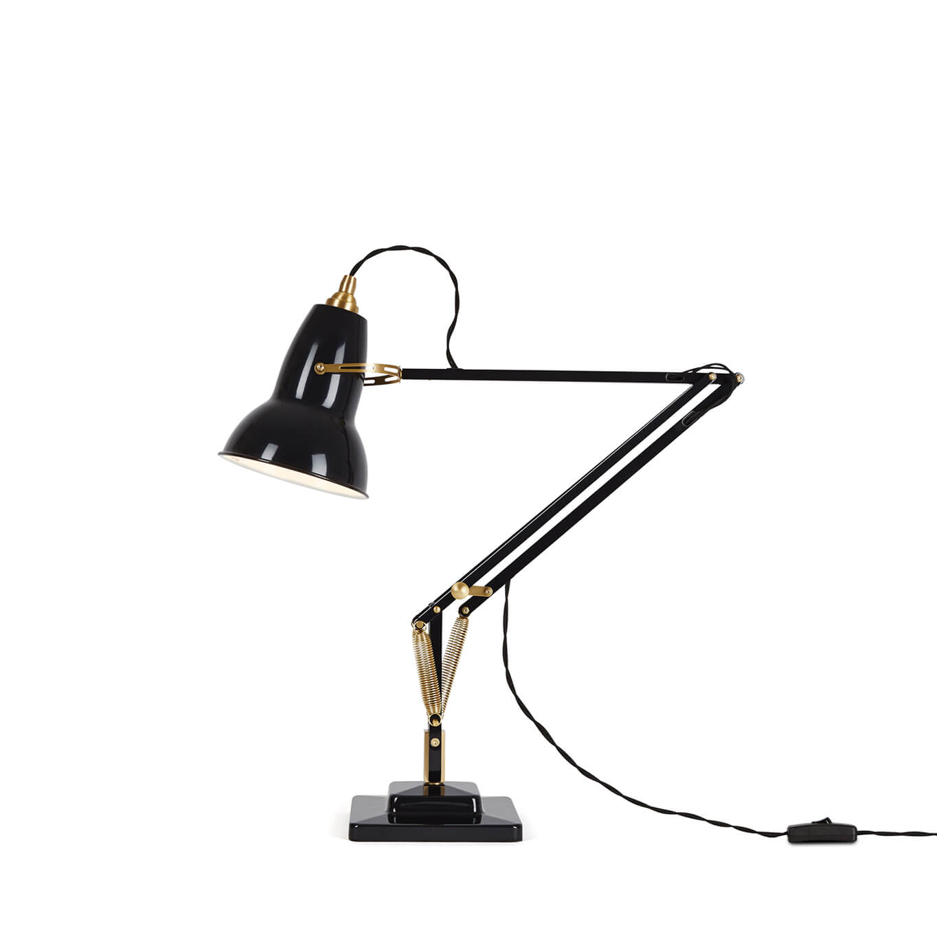Lampe de bureau ORIGINAL 1227 BRASS Noir ANGLEPOISE