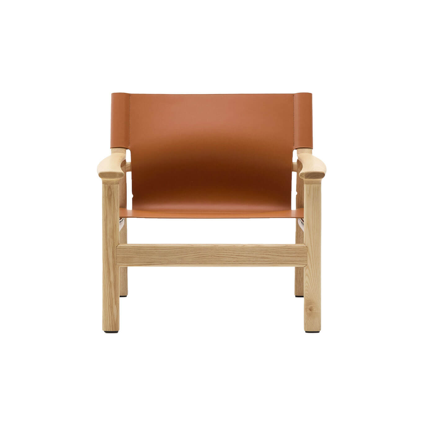 JAN Frêne naturel / Cuir Marron KAVE HOME