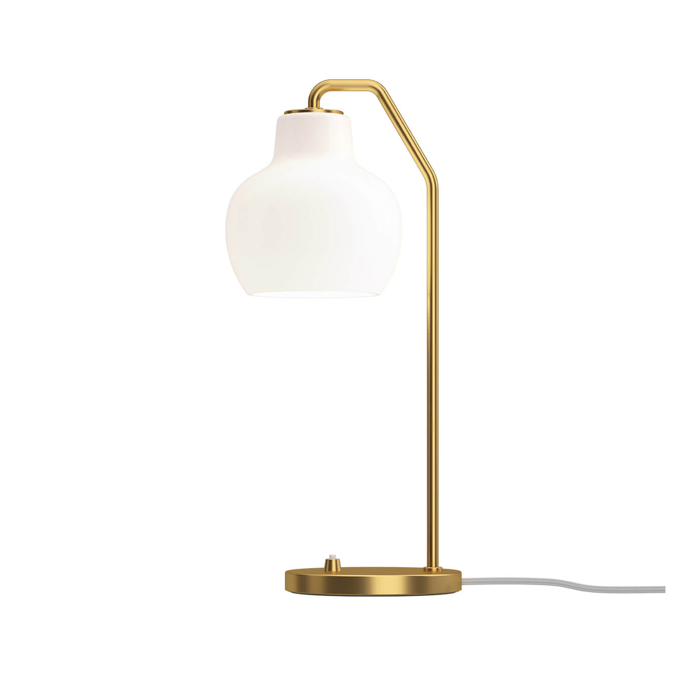 Lampe à poser VL RING CROWN Laiton / Verre opalin LOUIS POULSEN