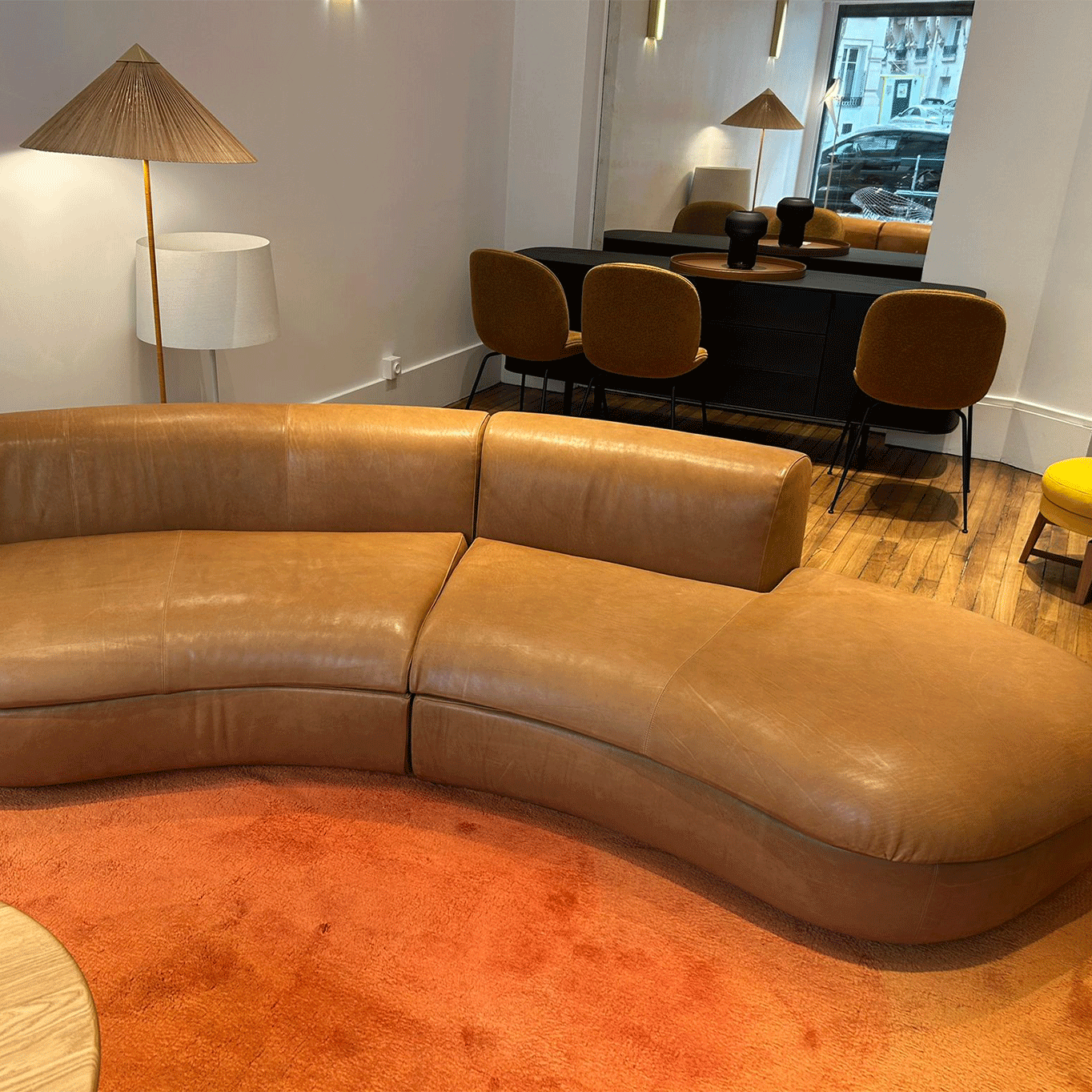 PIAF L 330 Cuir Naturel BAXTER