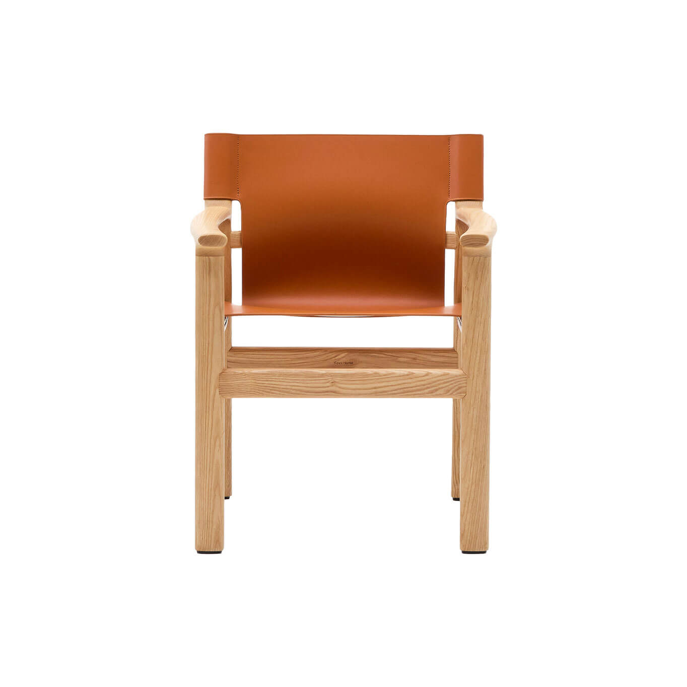 JAN Frêne naturel / Cuir Marron KAVE HOME