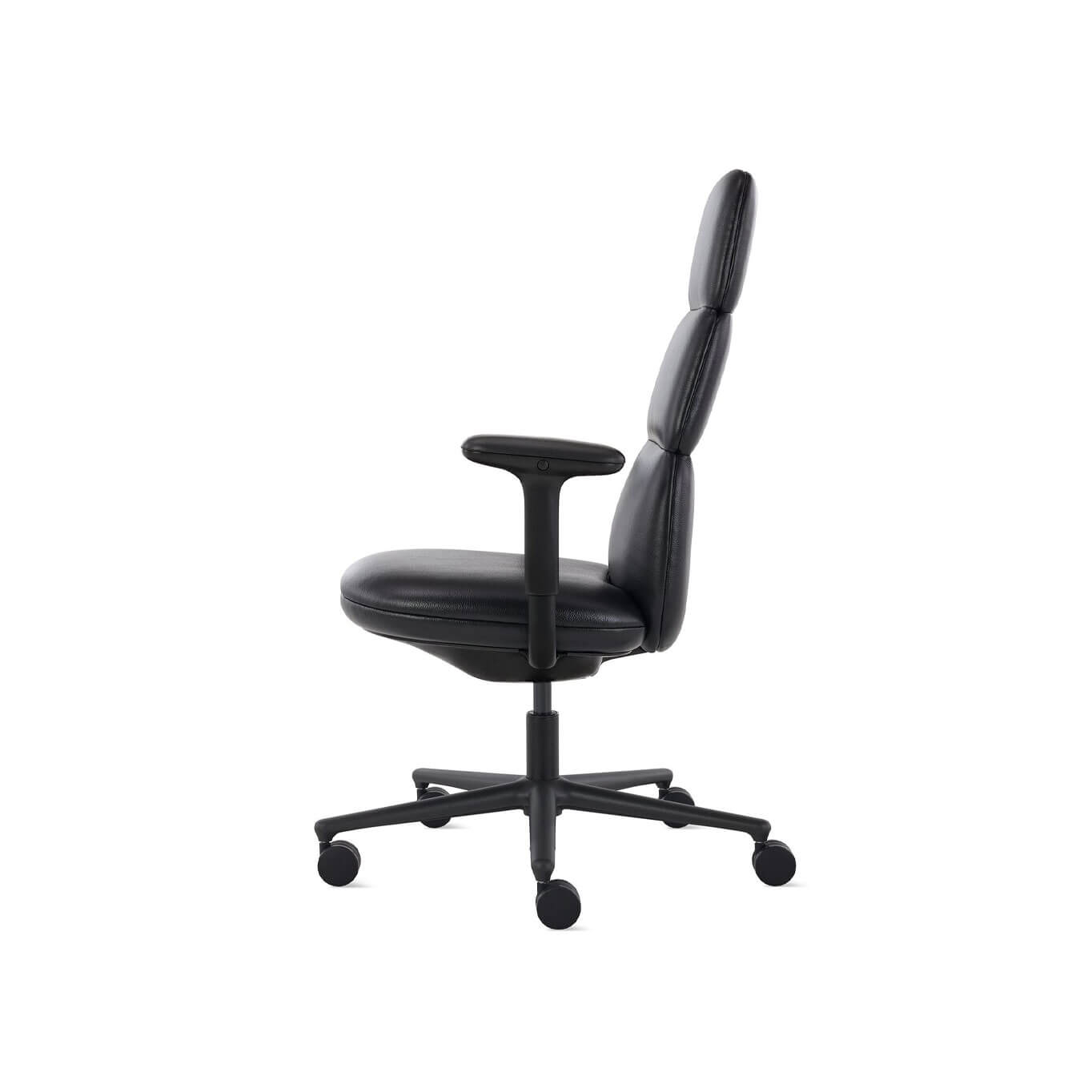 ASARI avec dossier haut Cuir Raven Noir HERMAN MILLER