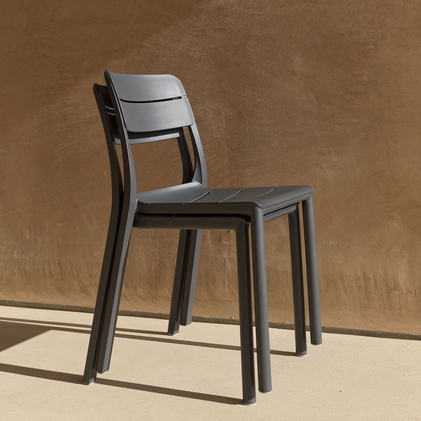 Chaise extérieur CASSIA BISTROT Anthracite NARDI