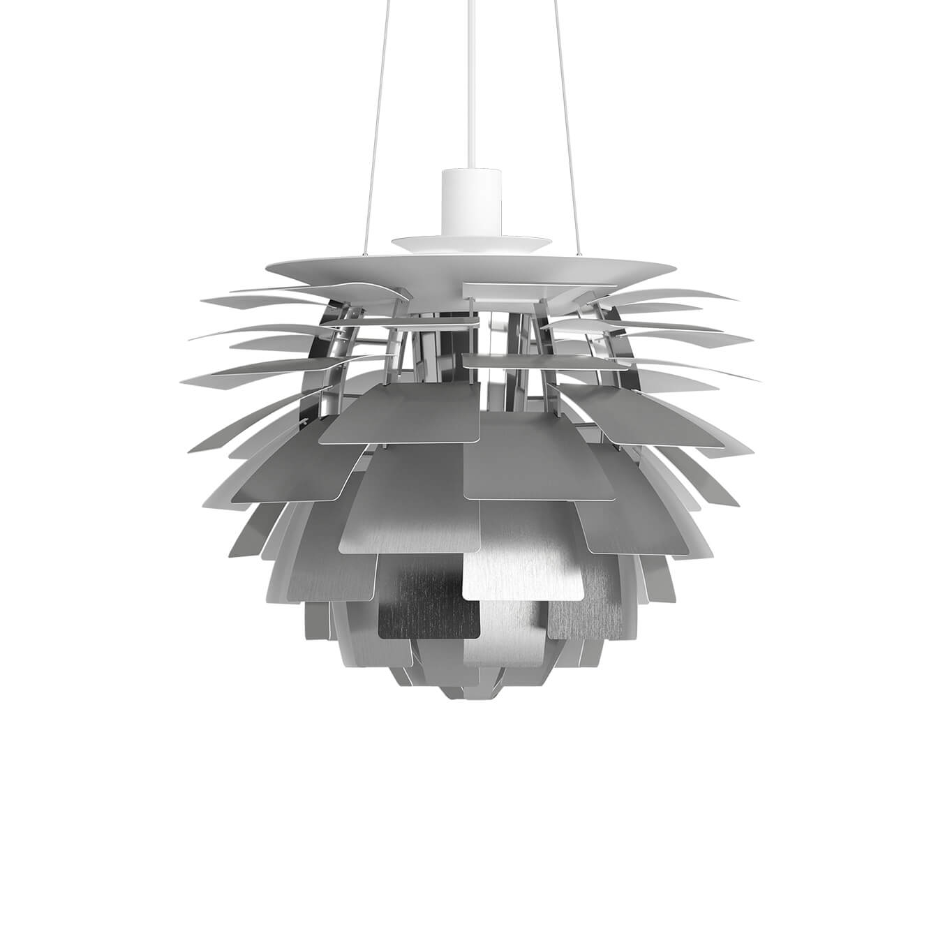 Suspension PH ARTICHOKE Ø48 Acier inox LOUIS POULSEN