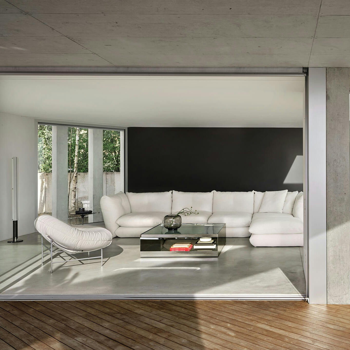 Coffee Table D'URSO L 122 Red KNOLL