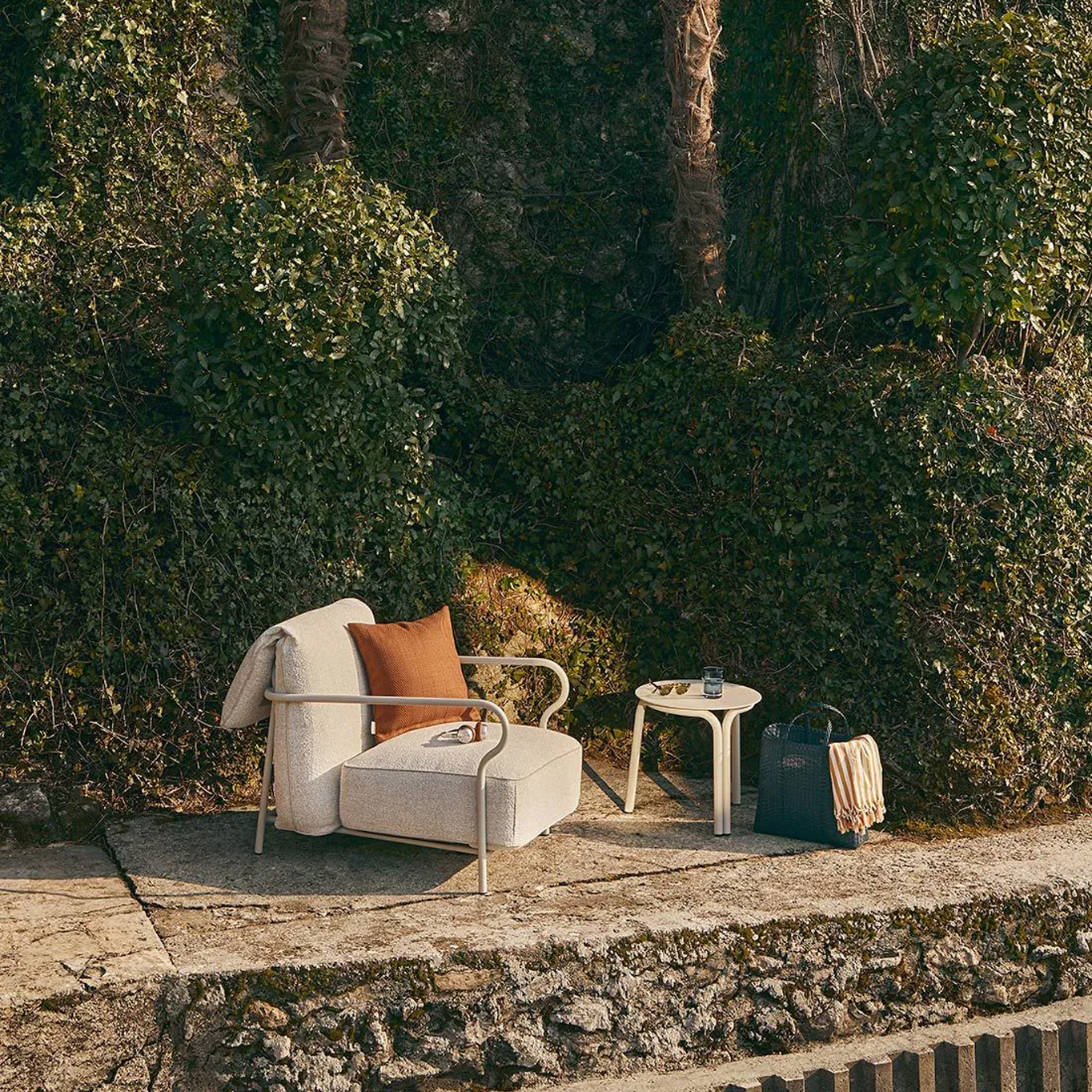 Outdoor Lounge Chair SALO Sage/ Nuvola UNOPIÙ