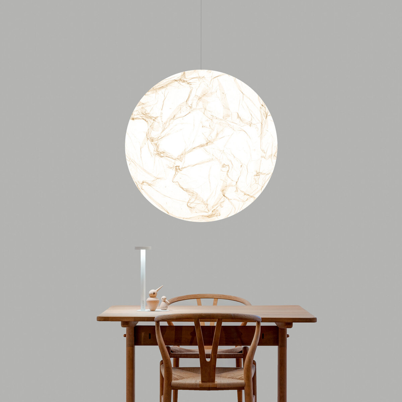 Pendant Light MOON 120 White DAVIDE GROPPI