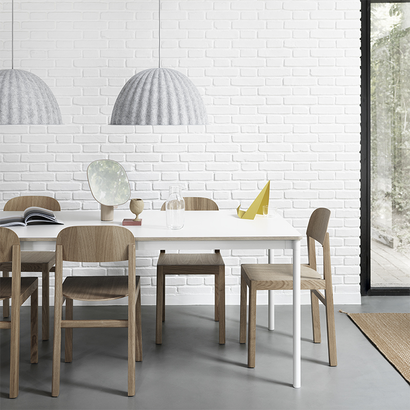 UNDER THE BELL Ø82 Blanc mélangé MUUTO