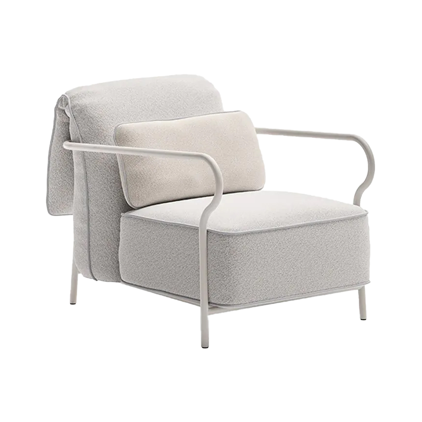 Outdoor Lounge Chair SALO Sand/ Nuvola UNOPIÙ