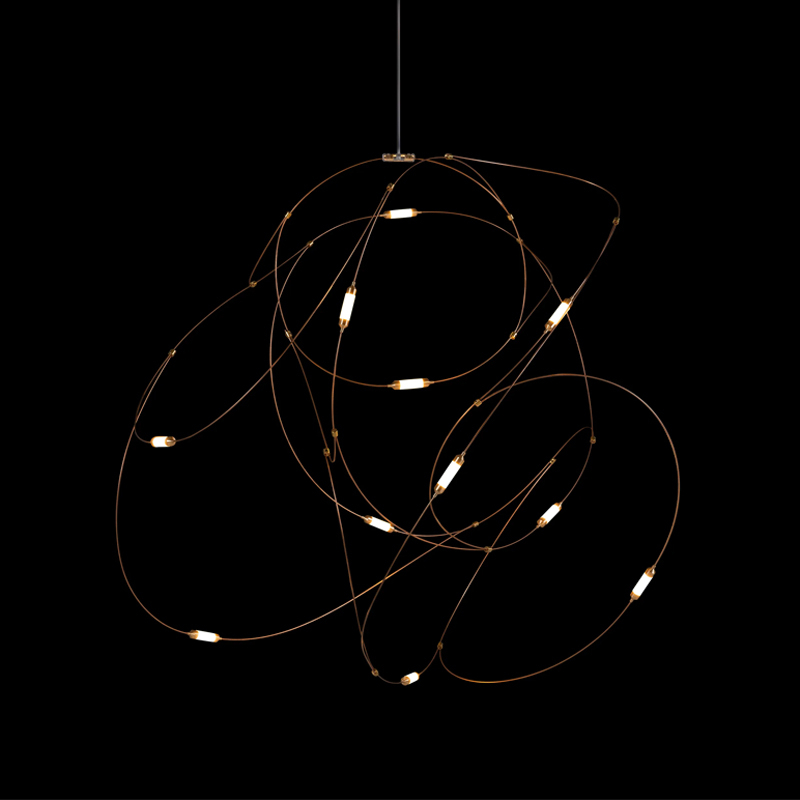 Suspension FLOCK OF LIGHT 11 Bronze MOOOI