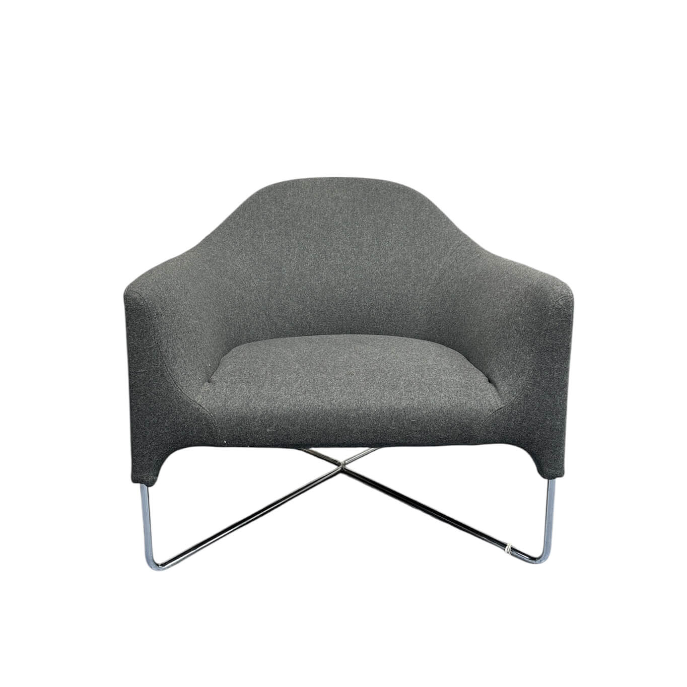 Fauteuil BALI Tissu Norway 2 Gris POLIFORM