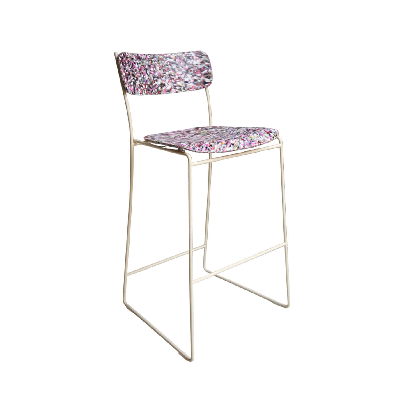 Tabouret haut SEN 95.6 Multicolore/ blanc NOMA