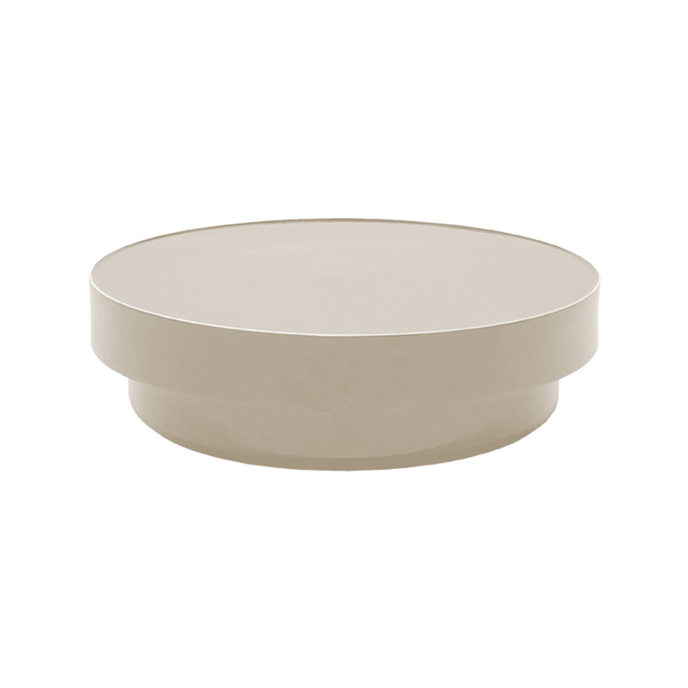 Table basse TA.BA.CE Ø 90 Talc ZANOTTA