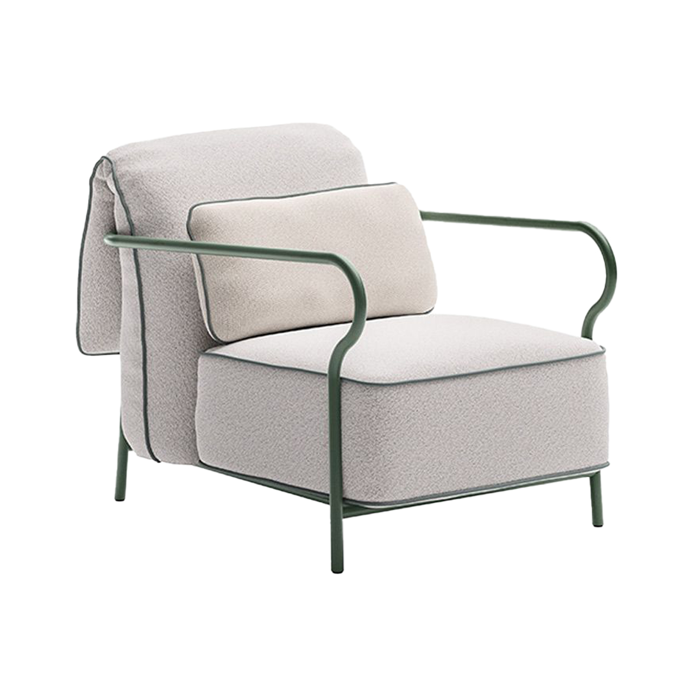 Outdoor Lounge Chair SALO Sage/ Nuvola UNOPIÙ