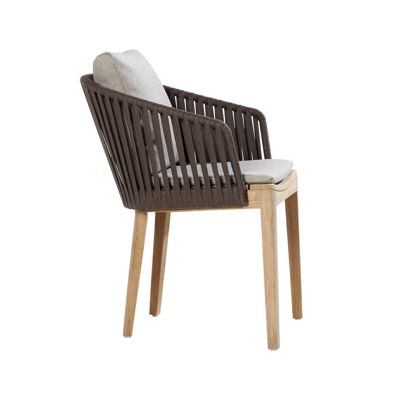 Chaise extérieur Petit fauteuil MOOD Rouge terreux TRIBU