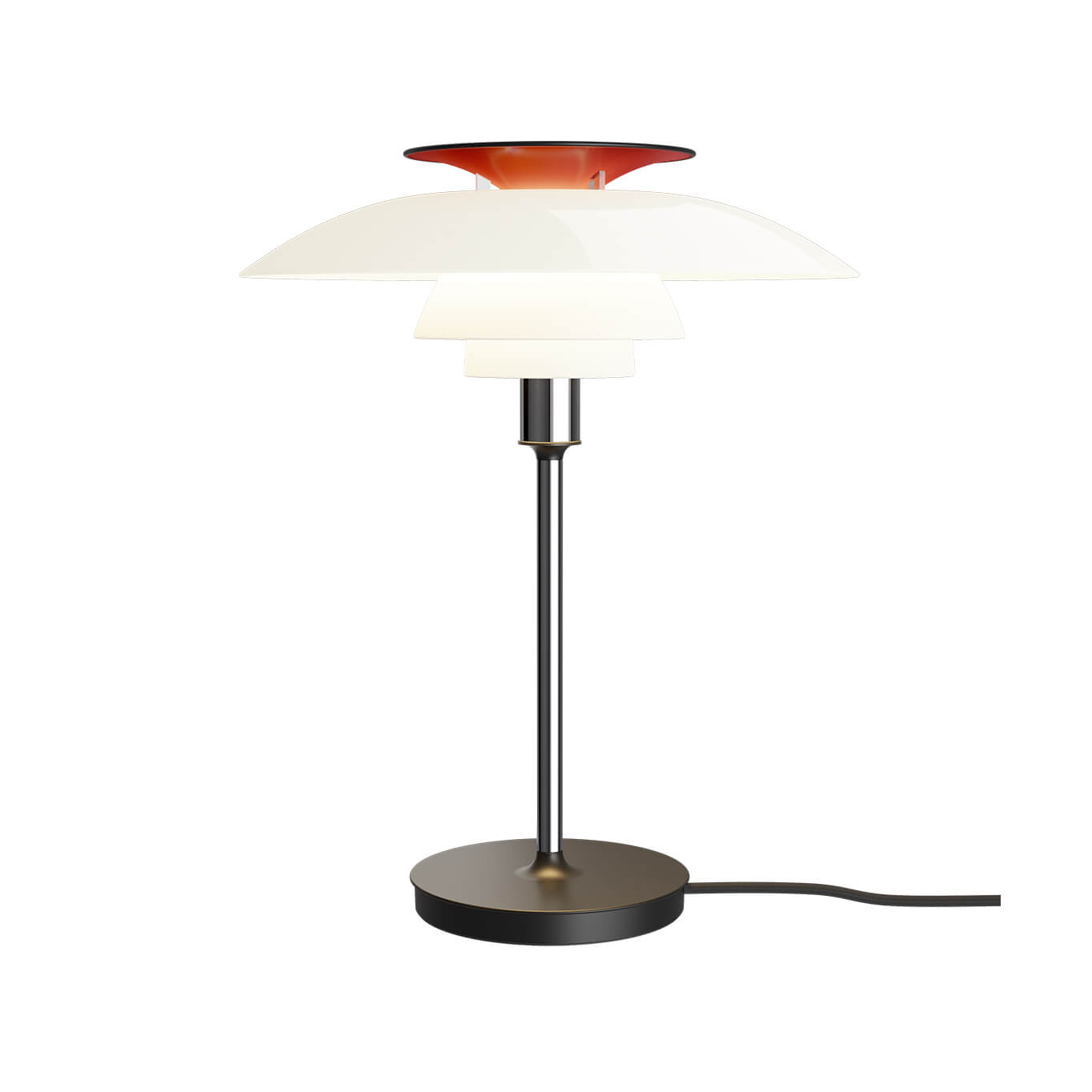 Lampe à poser PH 80 Blanc / Chrome LOUIS POULSEN