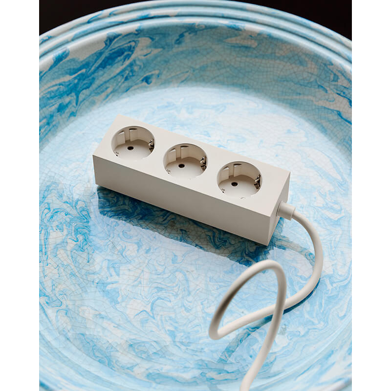 Accessoire luminaire Multiprise POWER BAR 5 m Perle PEDESTAL