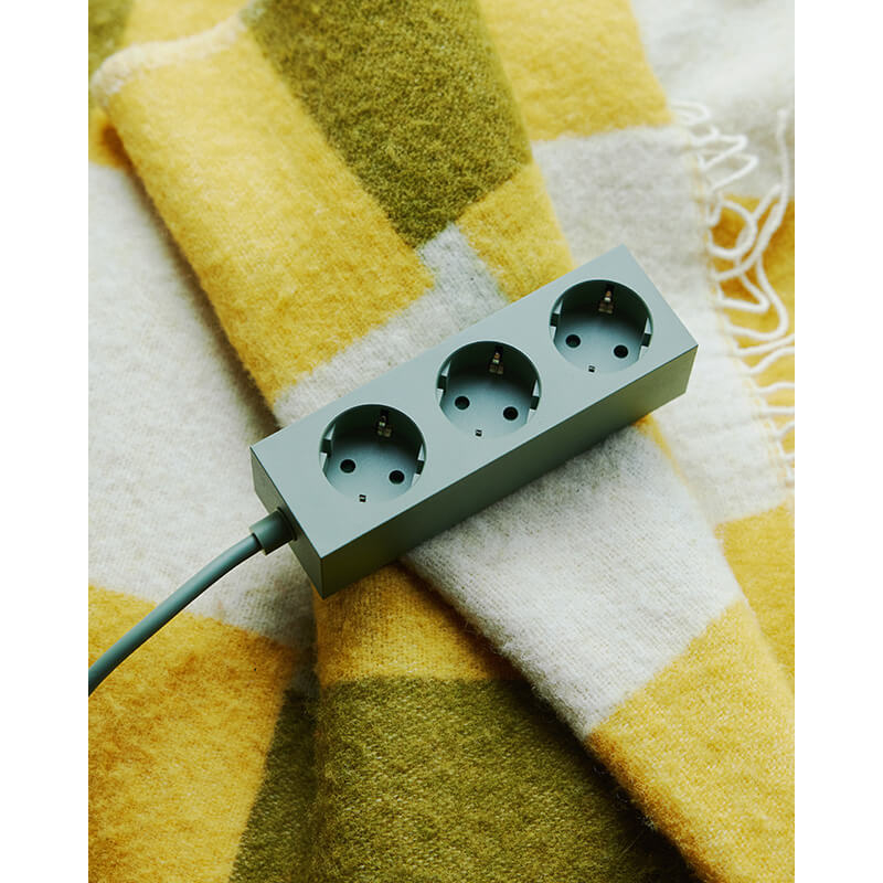 Accessoire luminaire Multiprise POWER BAR 5 m Vert Mousse PEDESTAL