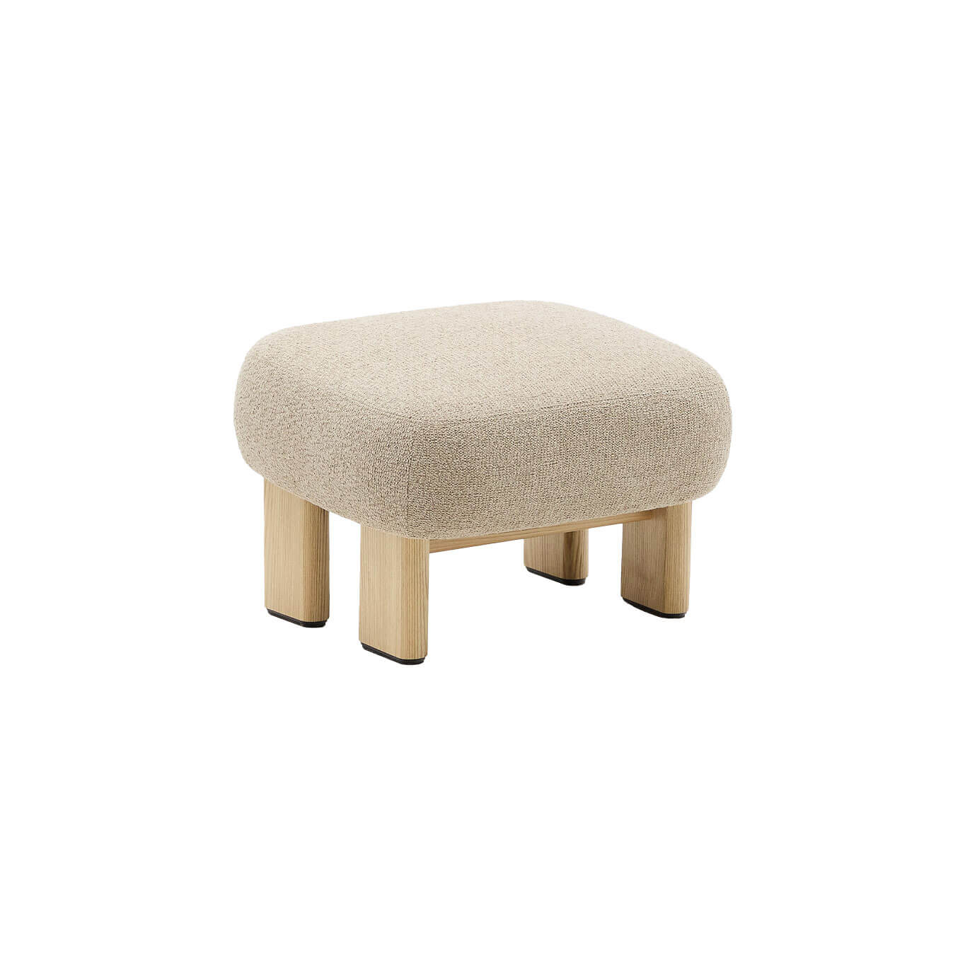 NEMA Tissu bouclette beige / Frêne naturel KAVE HOME