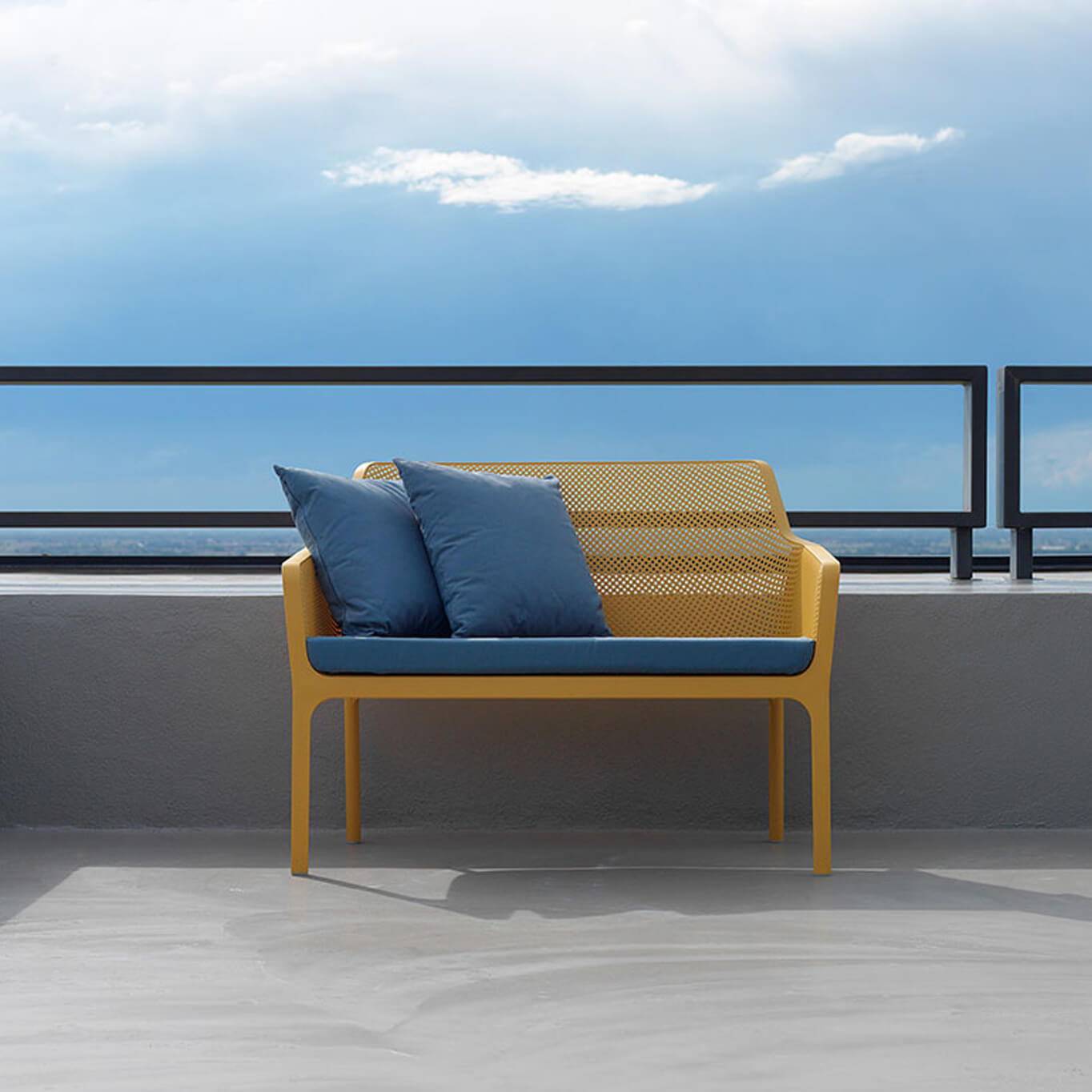 Banc extérieur NET Moutarde NARDI